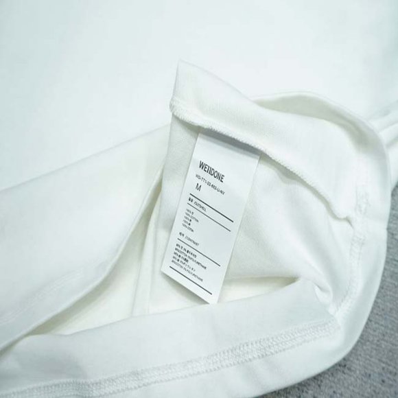 WELLDONE Solid Classic White POLO - Picture 11 of 12